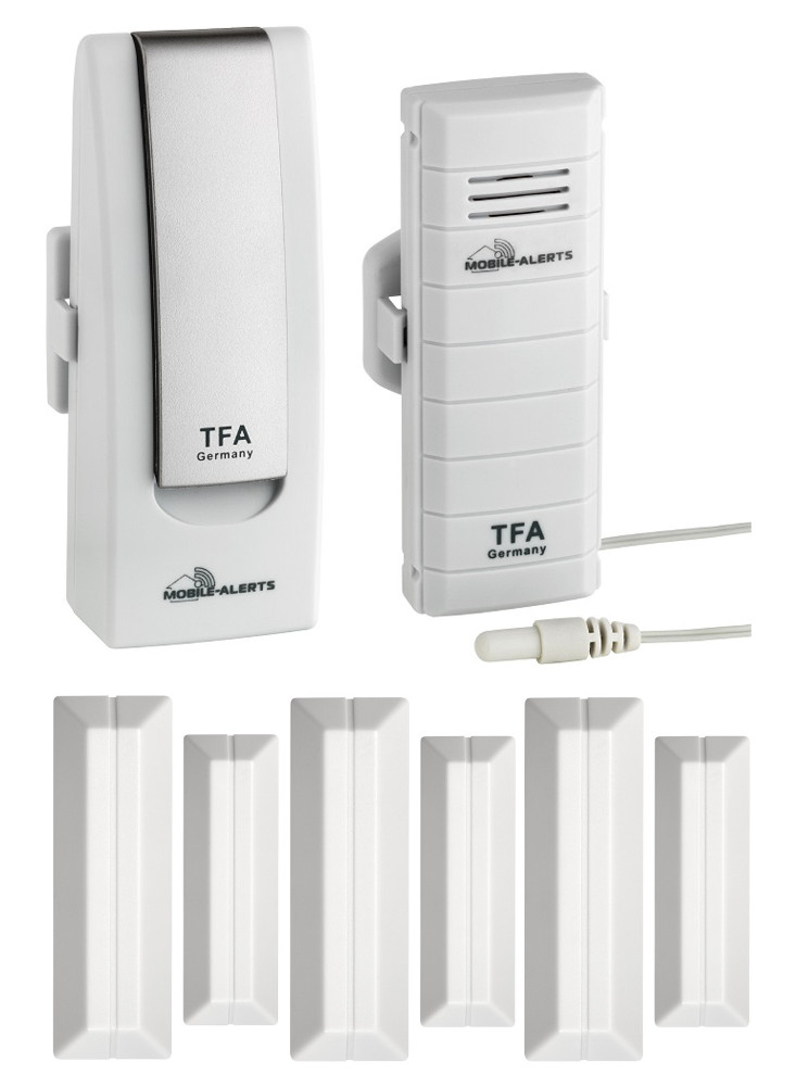 TFA-Dostmann Haus-Überwachungsset TFA 31.4002.02.TF Tür und Fensteralarm Weatherhub