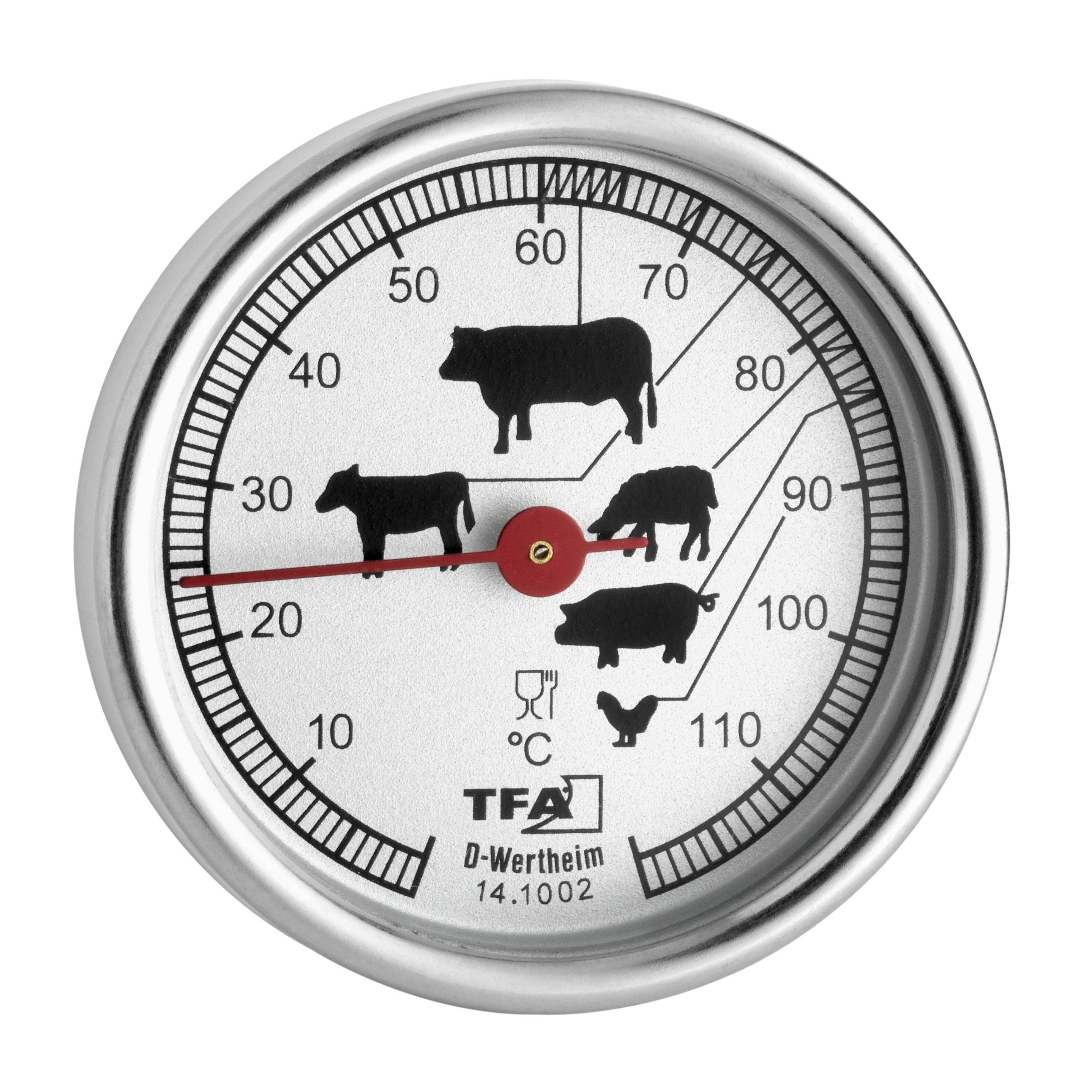 TFA 14.1002 Analoges Bratenthermometer aus Edelstahl