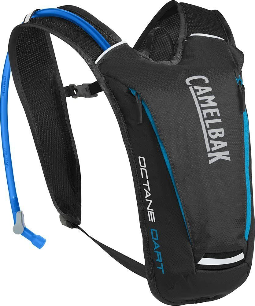 Camelbak Trinkrucksack Fahrradrucksack Octane Dart, 1,5 L Crux Trinkblase, black/atomic blue