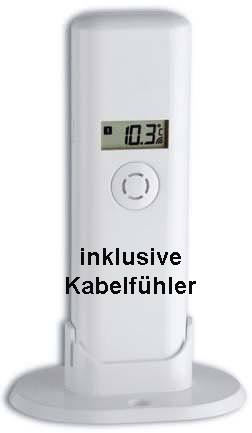 Kabelsender TFA 30.3181.IT für Klimalogg Pro oder Raumklimadetektor RH 100