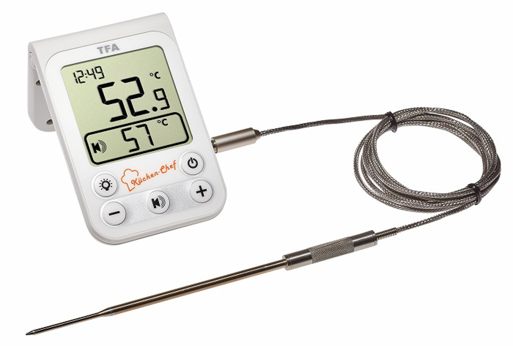 Küchen-Chef TFA 14.1510.02 Digitales Grill-Bratenthermometer