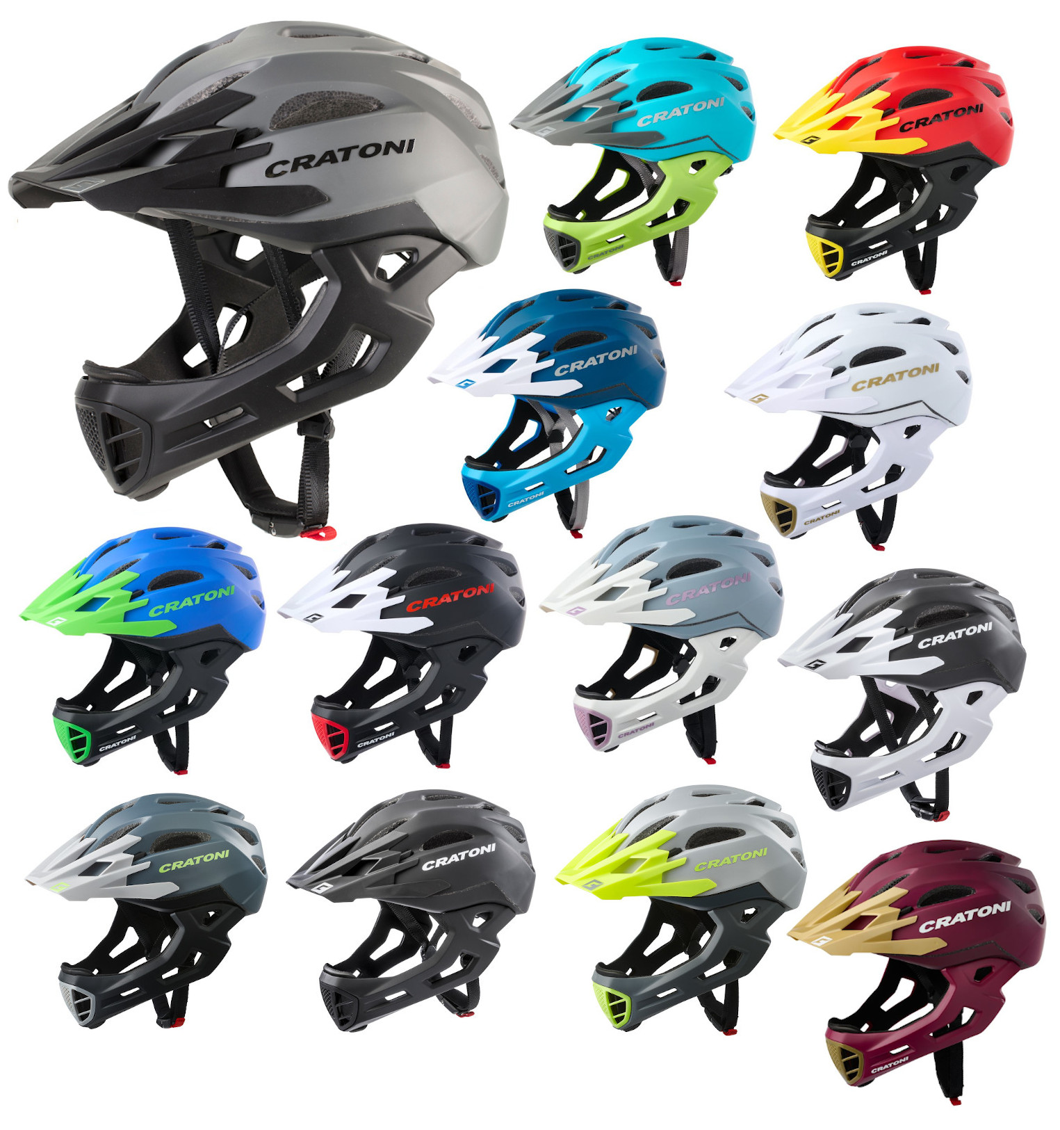 Cratoni C-Maniac Fahrradhelm Fullfacehelm Downhill Freeride