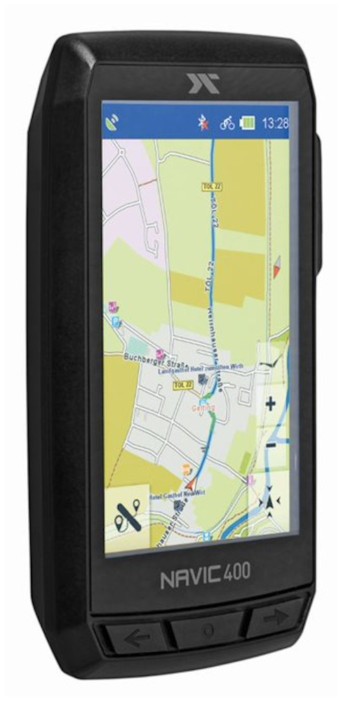 Ciclosport Navic 400 kompaktes Outdoor Navigationsgerät Fahrradnavi GPS Wandernavi