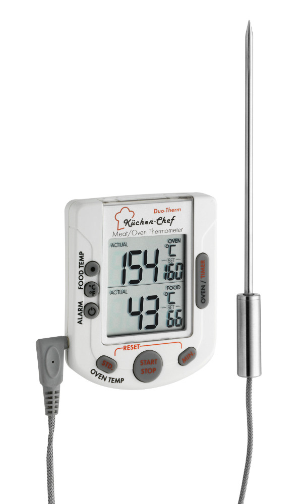 Küchen Chef TFA 14.1503 Digitales Grill-Braten-/Ofenthermometer