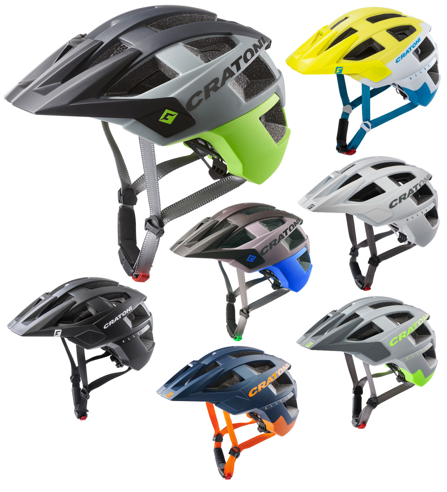 Cratoni Mountainbikehelm Allset Fahrradhelm Inliner Bikehelme