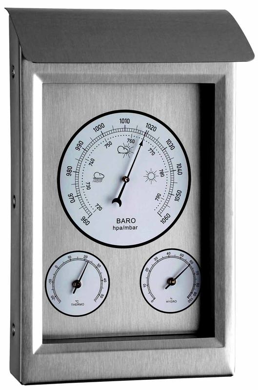 Wetterstation Edelstahl TFA 20.2046