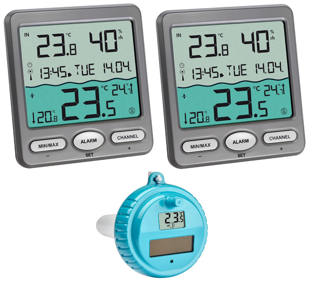 Funk-Poolthermometer Venice Plus TFA 30.3056.10.Plus Schwimmbadthermometer