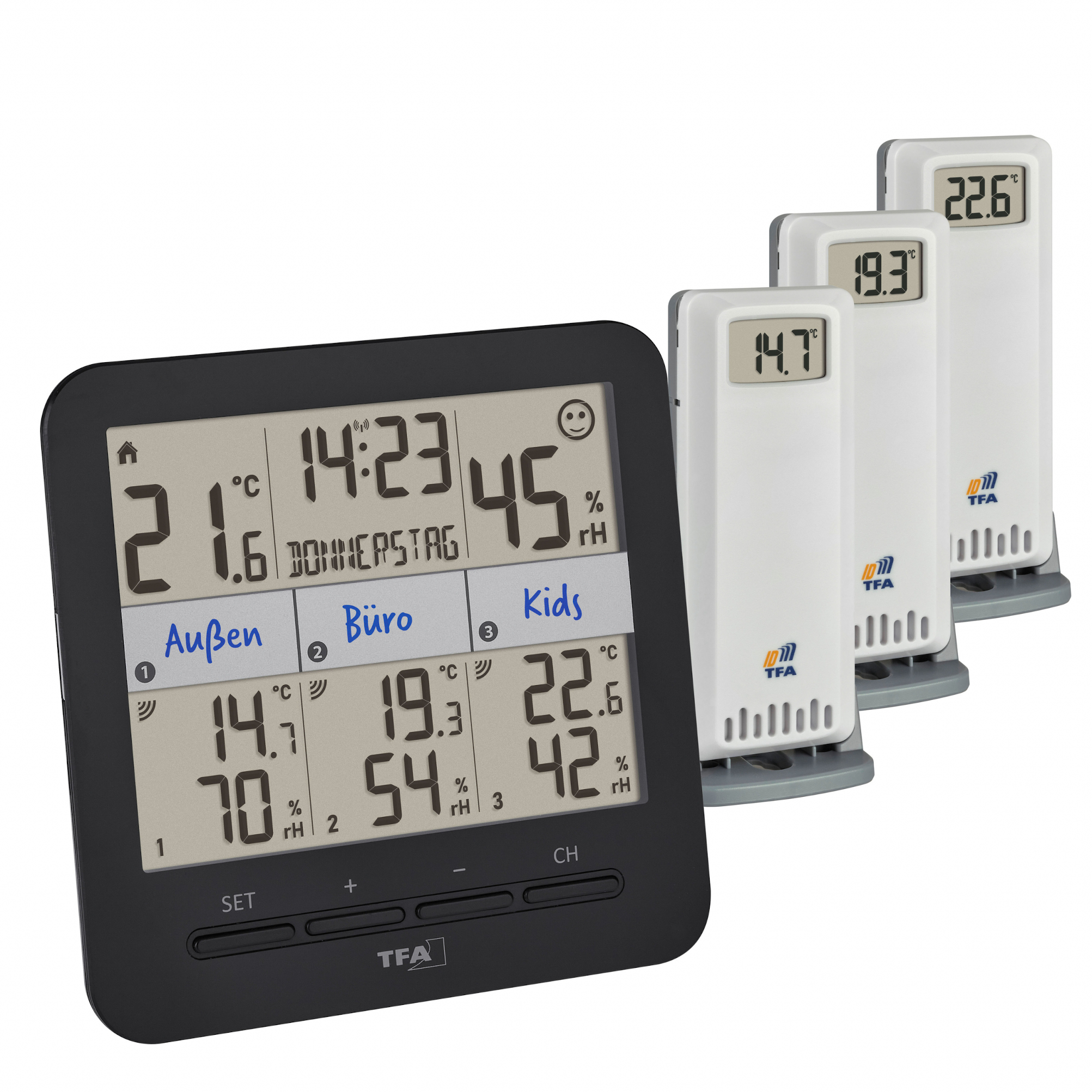 TFA 30.3075.01 Funk-Thermo/Hygrometer Klima@Home 2 Raumklimakontrolle