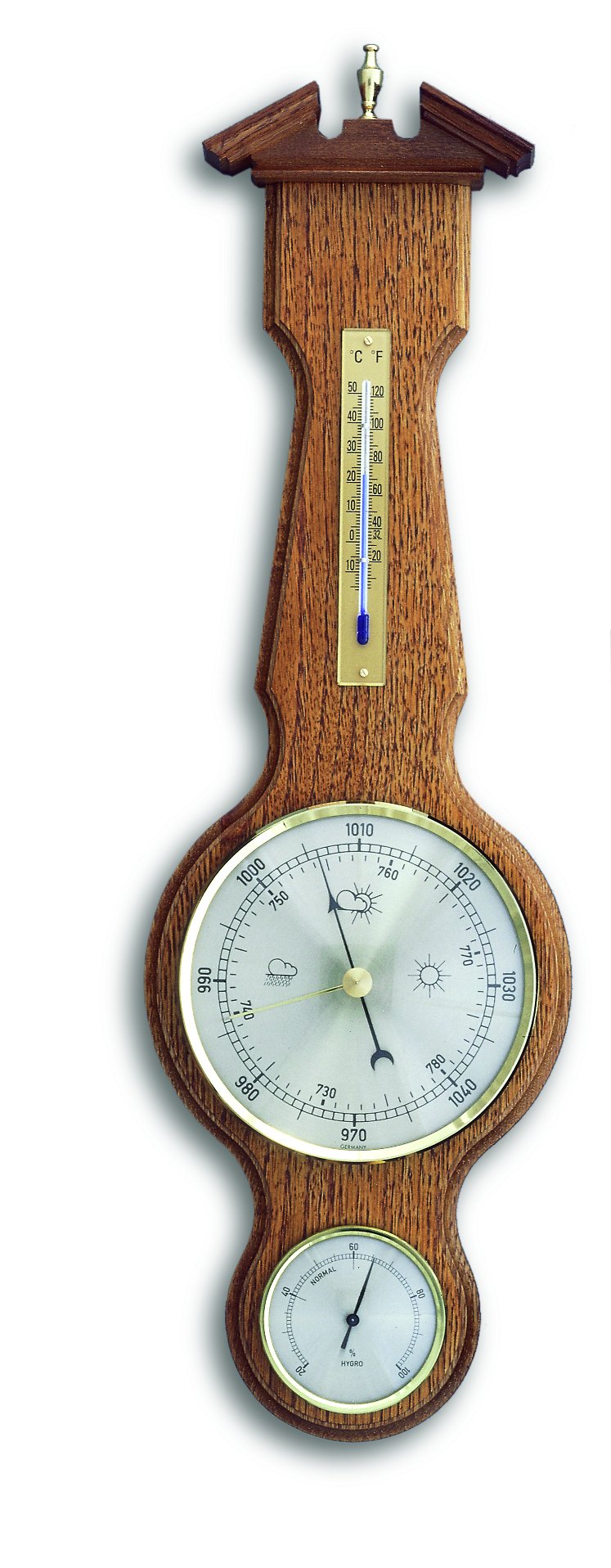 TFA 20.1047 Analoge Wetterstation aus Massivholz