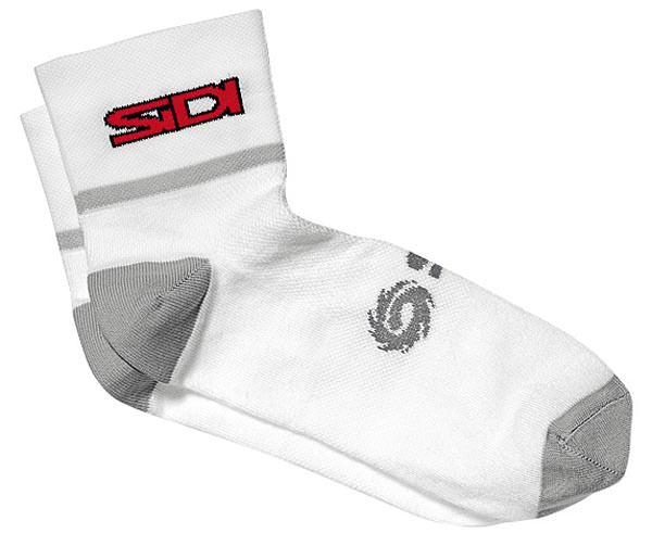 Fahrrad-Socken Sidi Coolmax grau-weiss