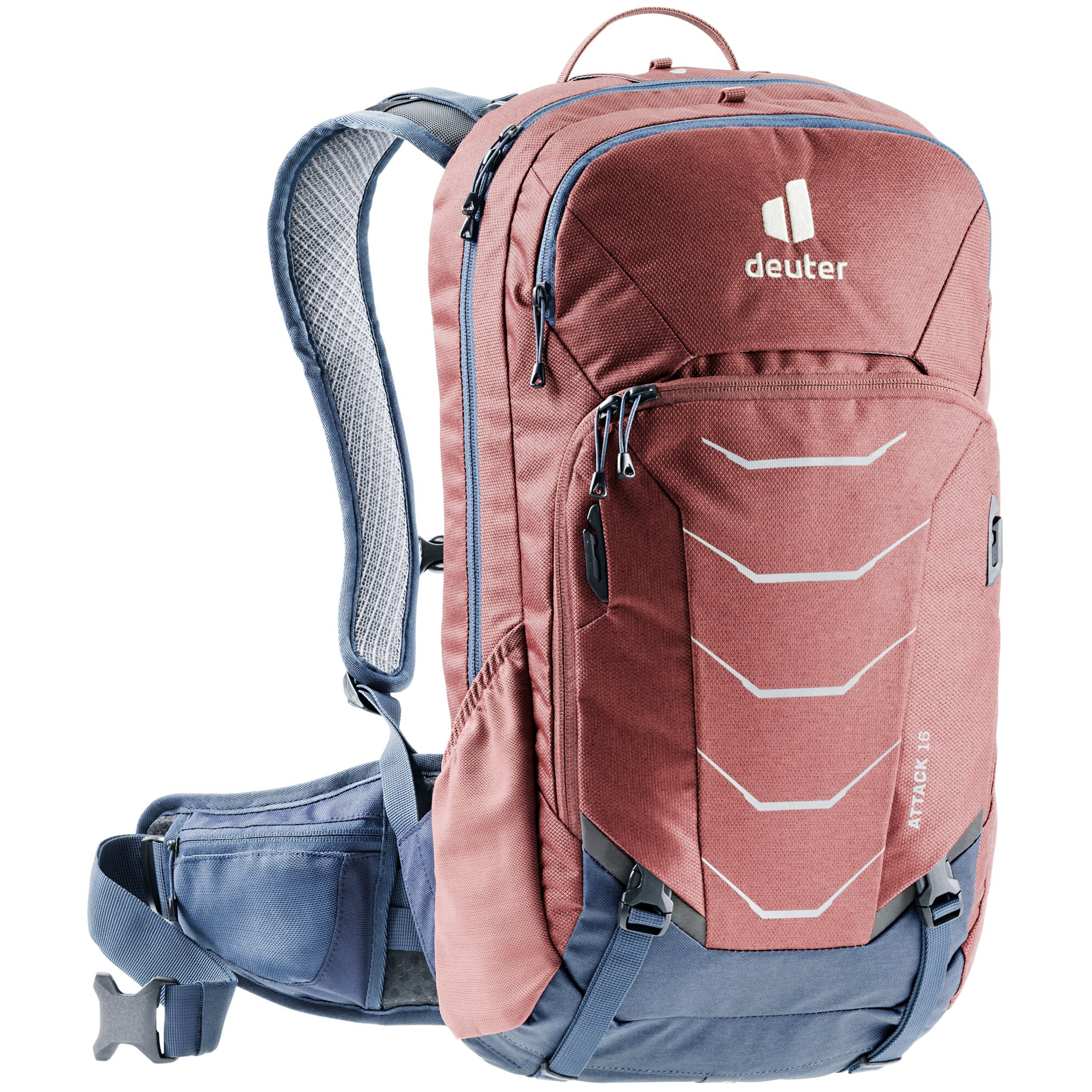 Deuter ATTACK 16 redwood-marine Protektorenrucksack Downhill Freeride Fahrradrucksack