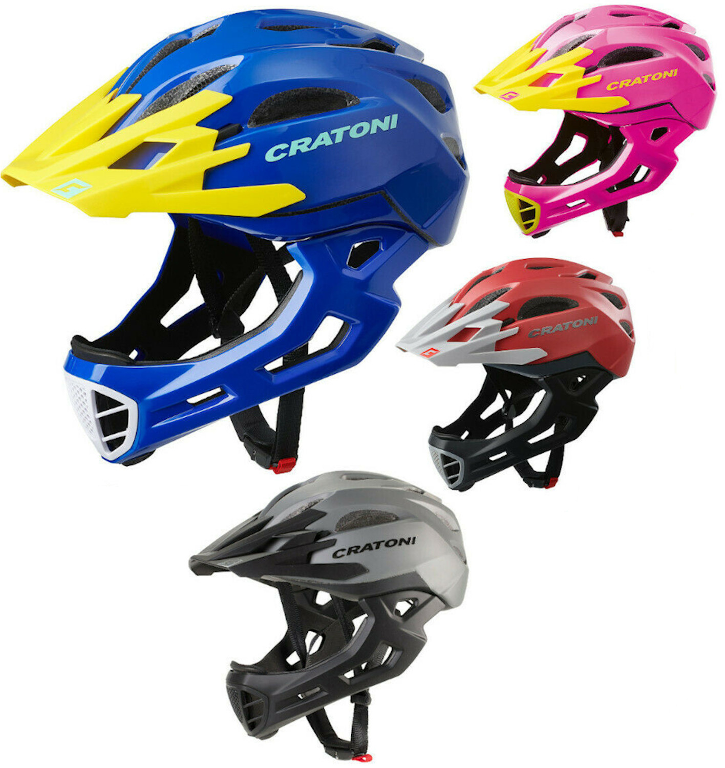 Ausverkauf Cratoni C-Maniac Fullfacehelm Downhill Freeride Fahrradhelm