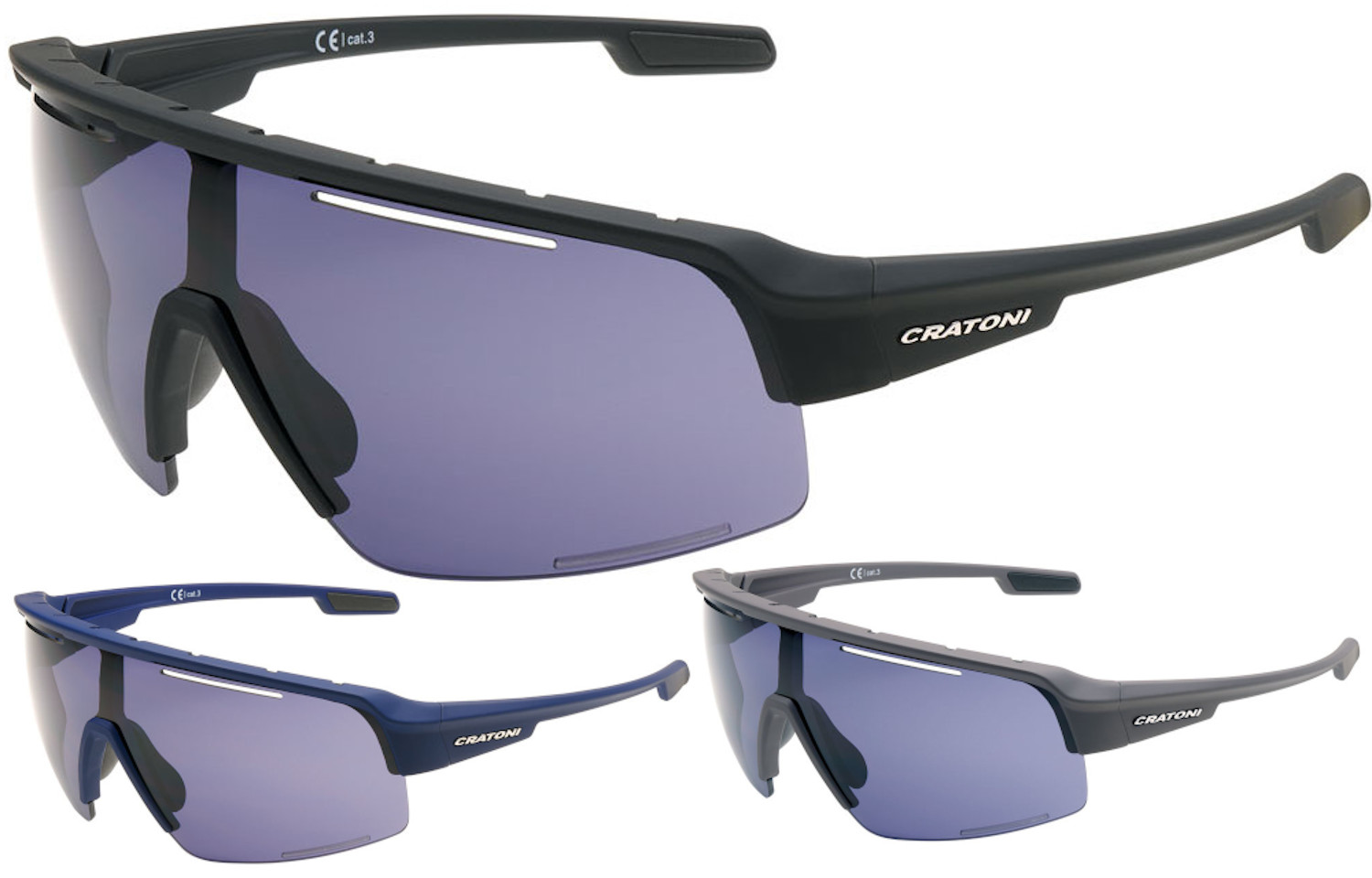 Cratoni C-MATIC COLOR+ LIFESTYLE Fahrradbrille Sportbrille Running Sonnenbrille XXL