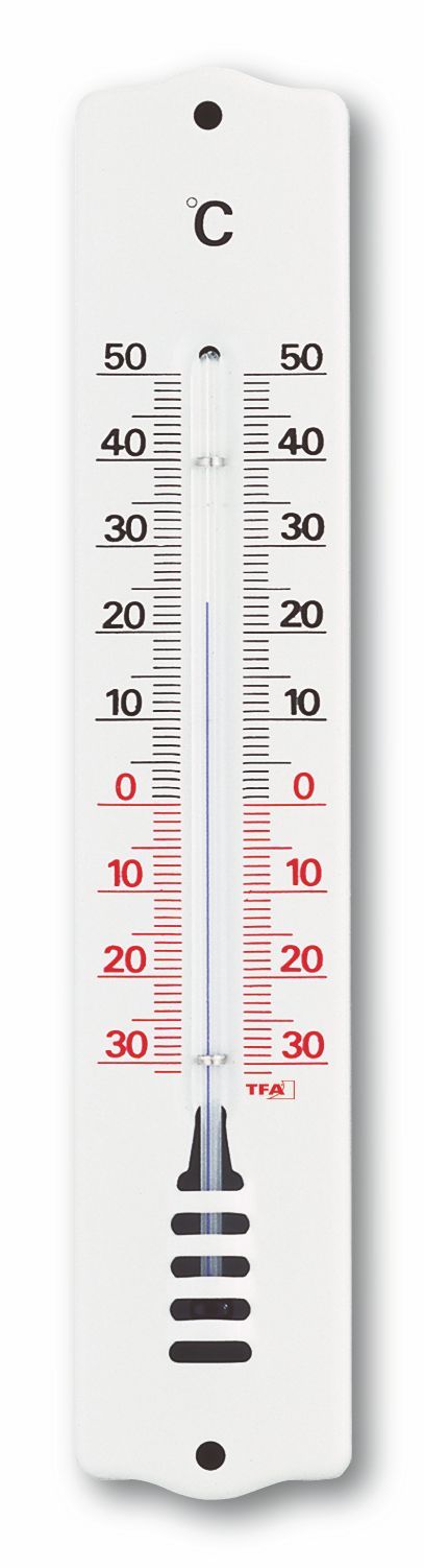 Analoges Innen-Außen-Thermometer aus Metall TFA 12.2008