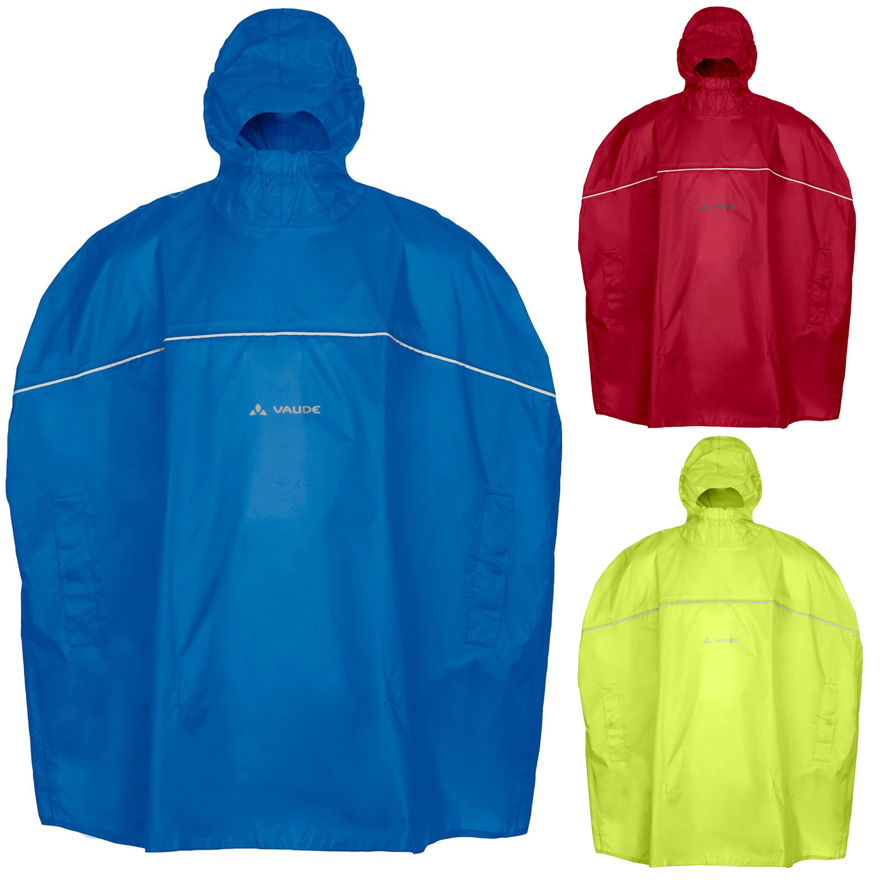 Vaude Grody Kinder Regenponcho Regenumhang Fahrrad Regenschutz