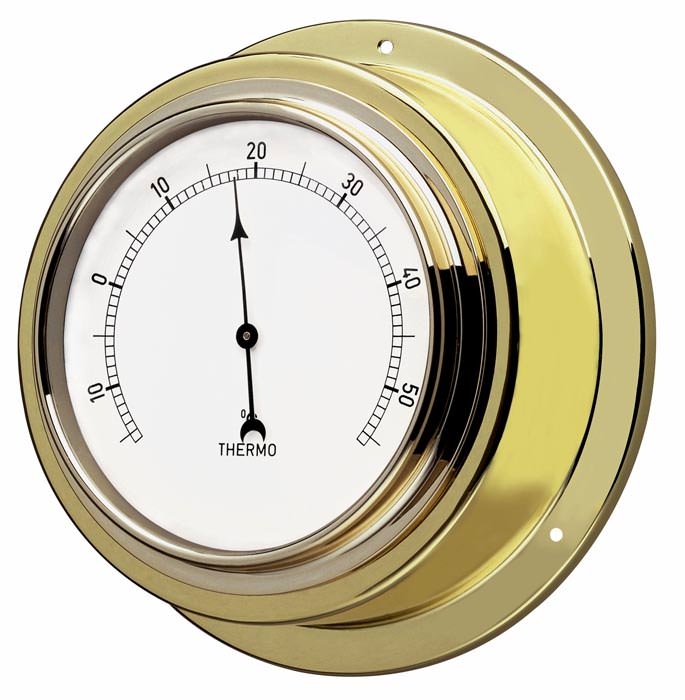 TFA 19.2015 Analoges Thermometer aus Messing MARITIM