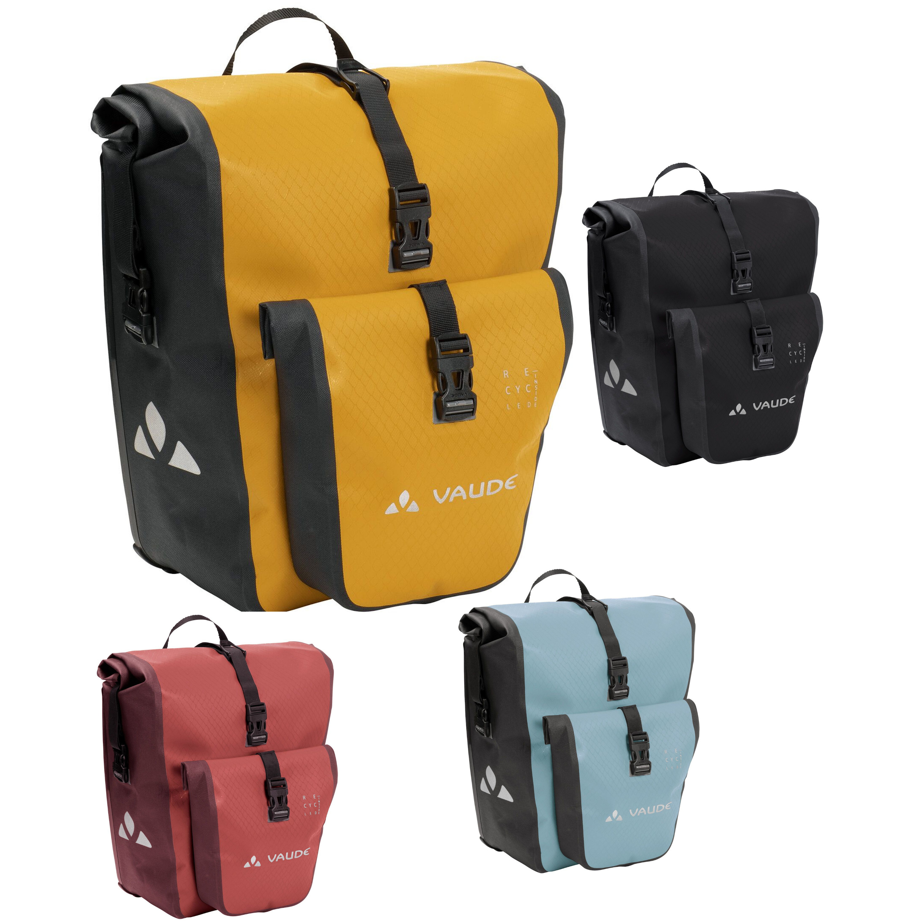 Vaude Aqua Back Plus Single recycelt einzelne Fahrradtasche Hinterradtasche wasserdicht