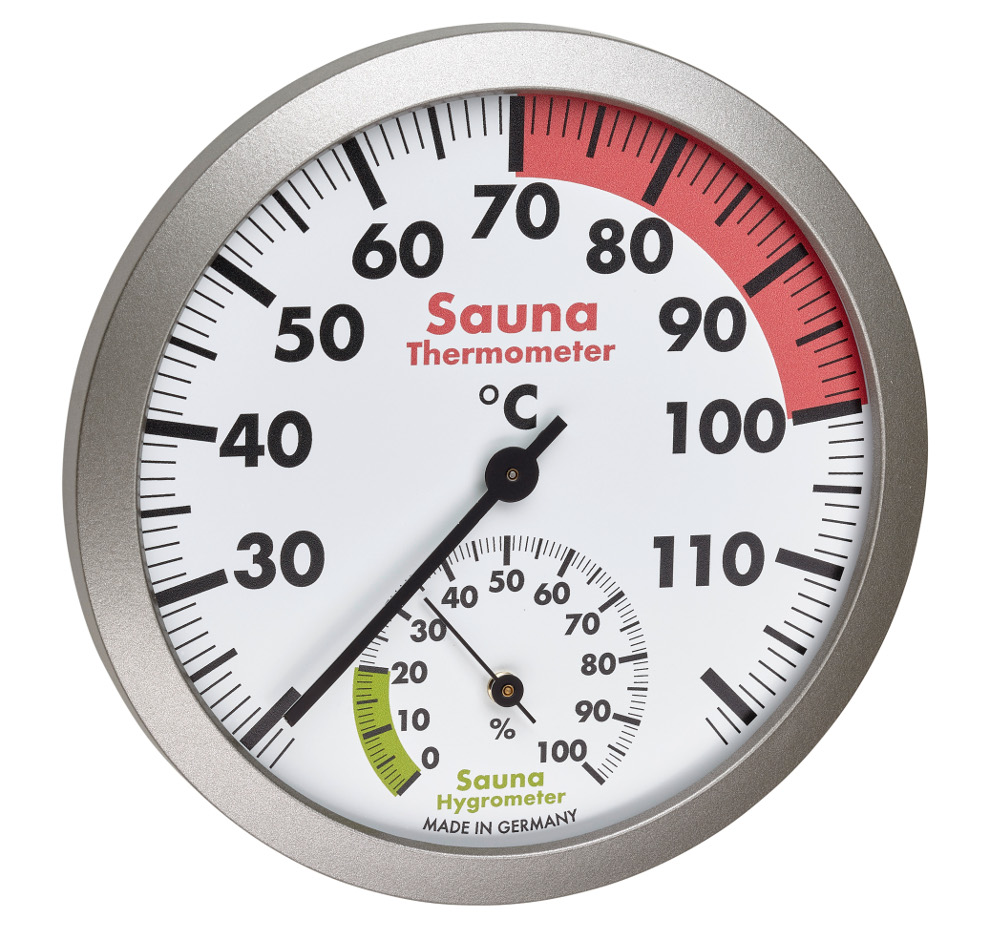 Sauna Thermo-Hygrometer TFA 40.1055.50 Sauna Zubehör