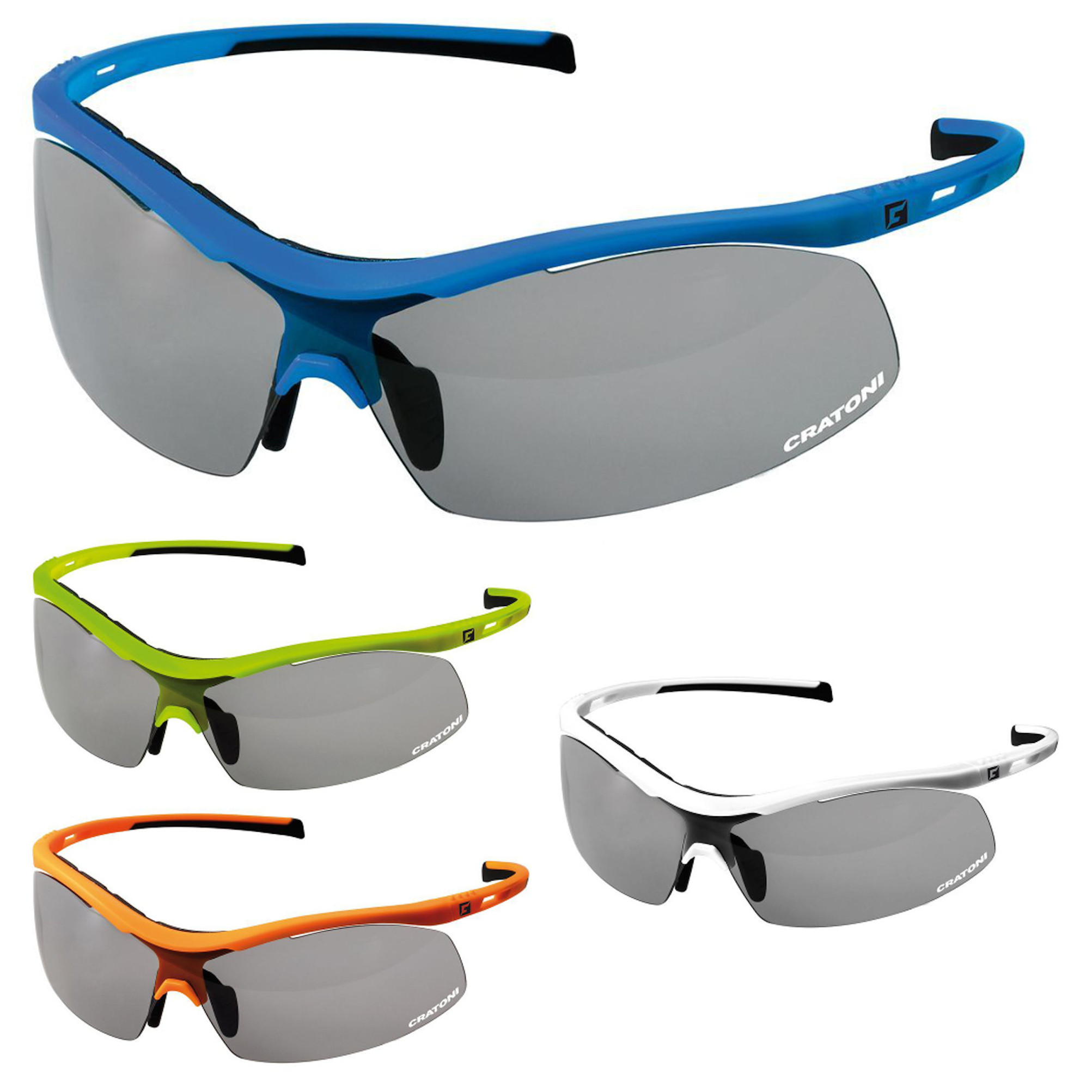 Cratoni Fahrradbrille C-Shade Photochromic Gläser 100 % UV Schutz Sonnenbrille