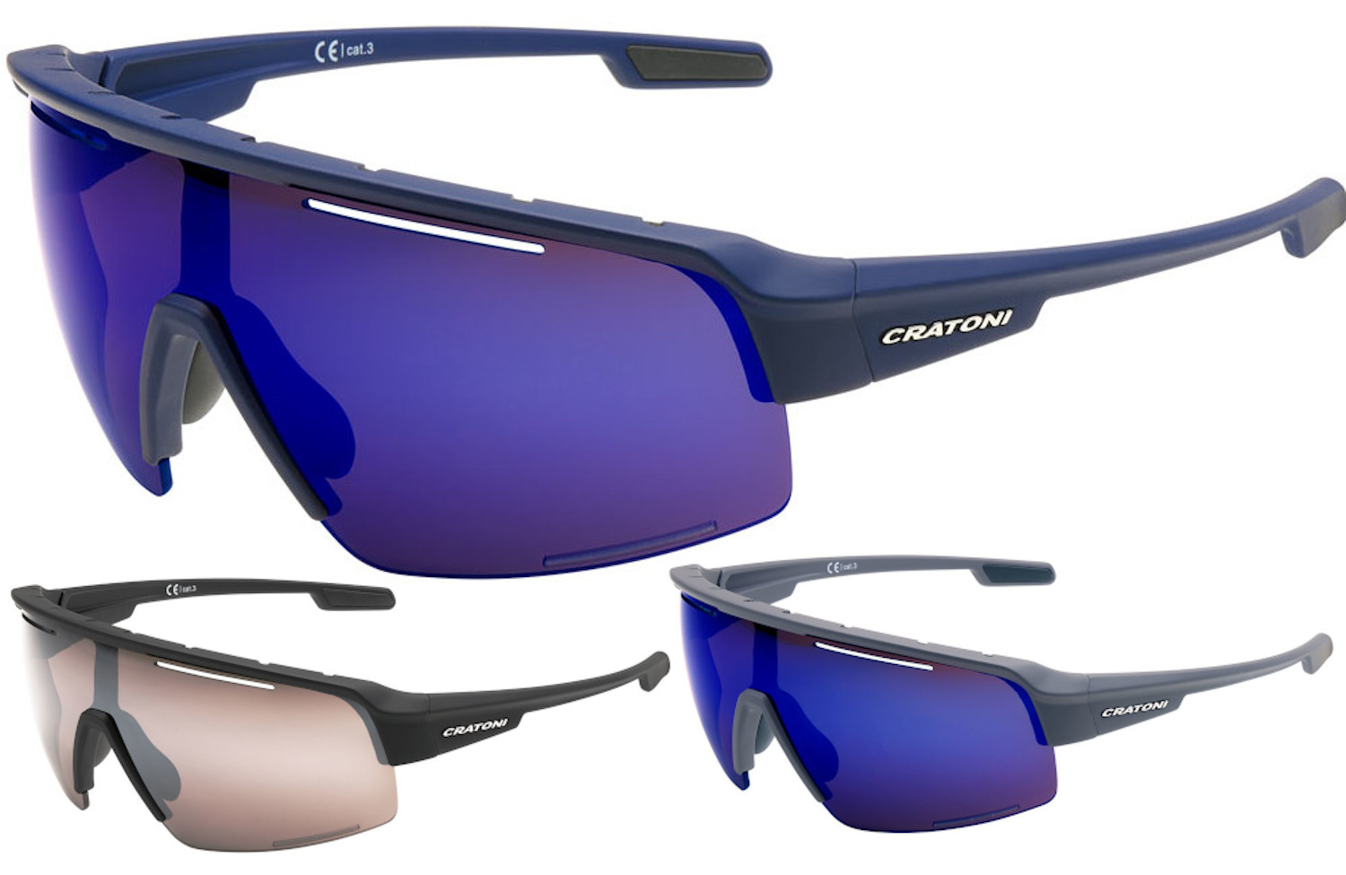 Cratoni C-MATIC COLOR+ SPORT Fahrradbrille Sportbrille Running Sonnenbrille