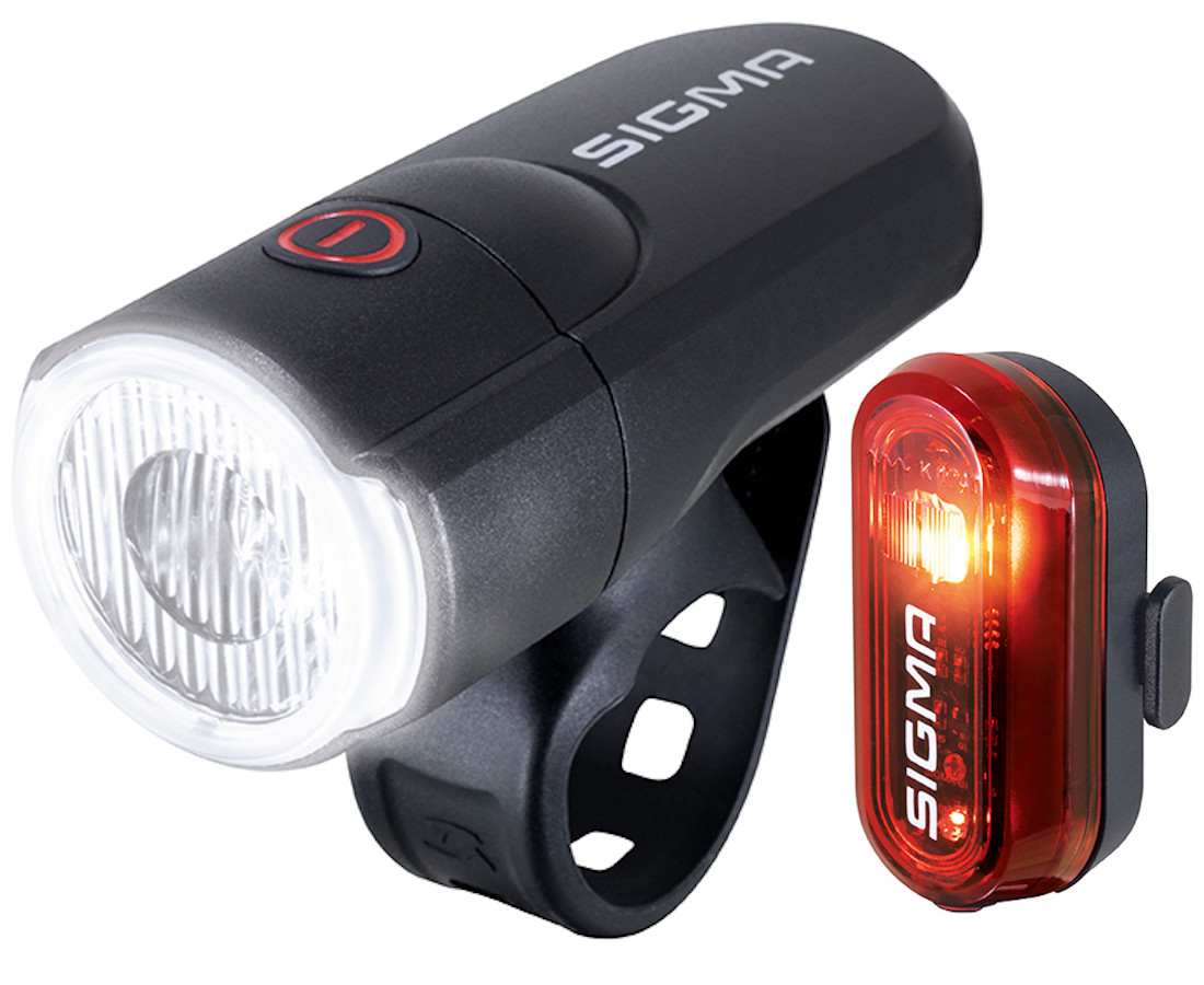 Sigma Aura 30 Curve Set 15970 Fahrradlampe Leuchtstärke 30 Lux StVZO