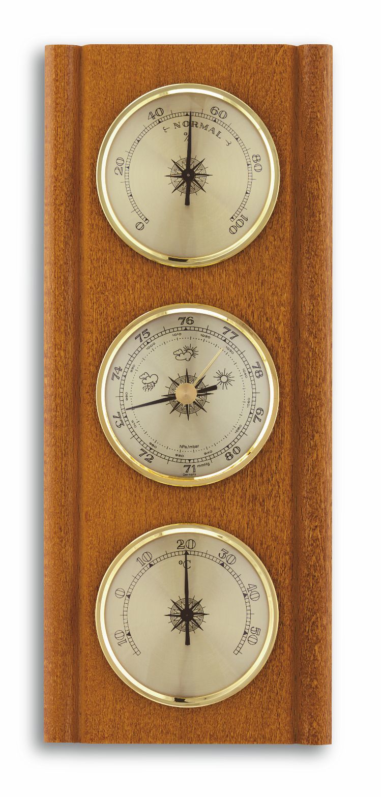 TFA 20.1002 Analoge Wetterstation aus Massivholz