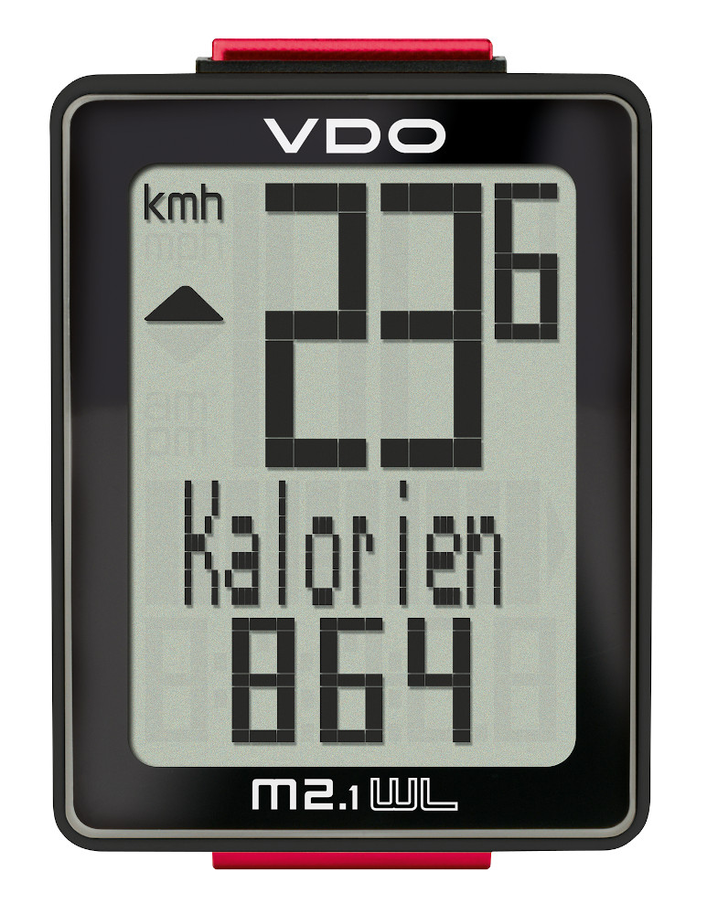 VDO M2.1 WL 30025 Analoger-Funk-Fahrradcomputer Biketacho