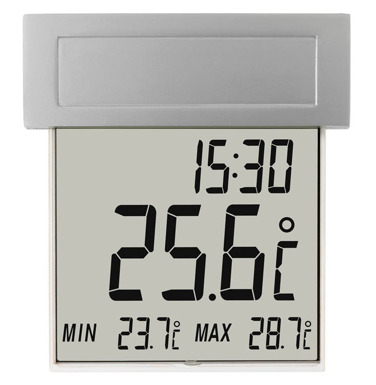 Fensterthermometer Vision Solar beleuchtet TFA 30.1035