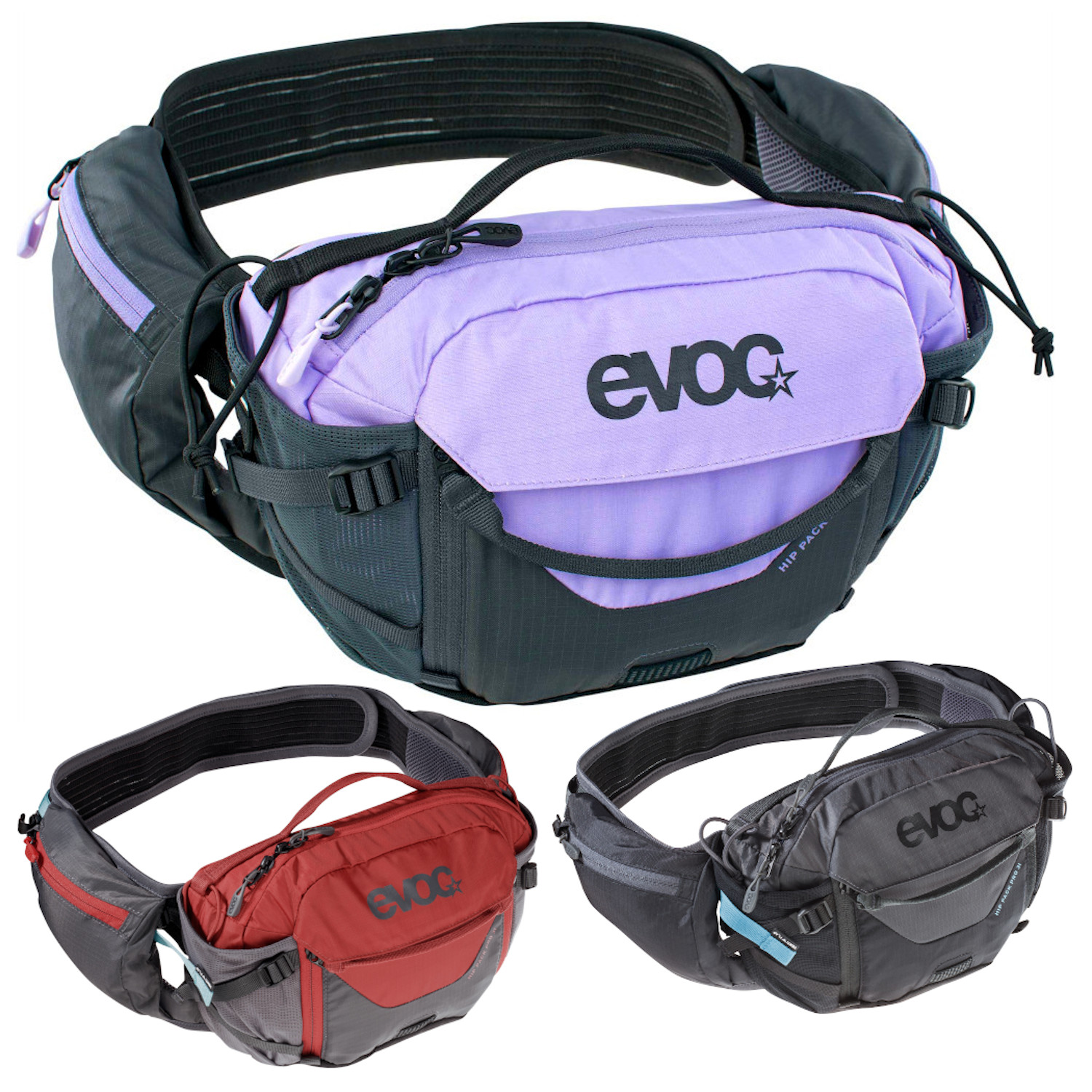 Evoc Hip Pack Pro 3 E-Bike Gürtel Trinkgürtel Laufgürtel Bauchtasche